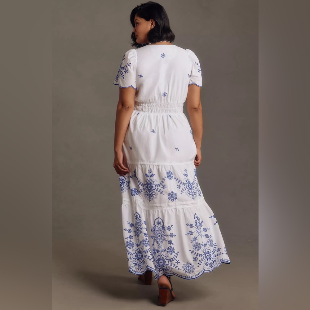 Anthropologie The Somerset Maxi Dress: Eyelet Edition NWT - Picture 10 of 11